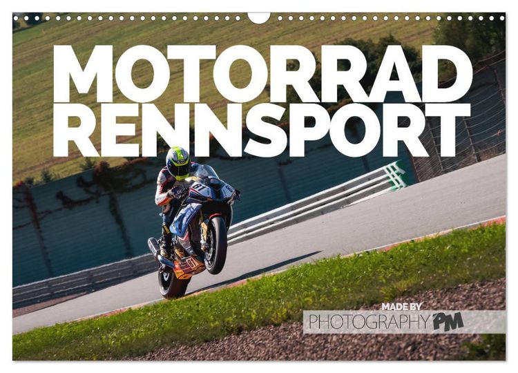 Produktbild: Motorrad Rennsport (Wandkalender 2026 DIN A3 quer), CALVENDO Monatskalender