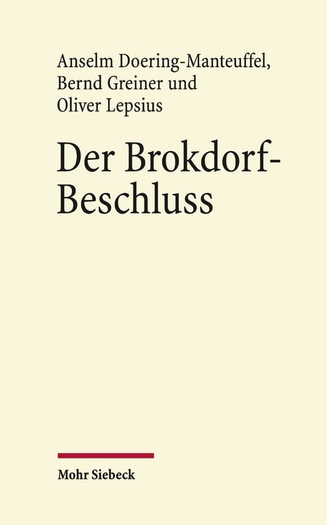 Produktbild: Der Brokdorf-Beschluss des Bundesverfassungsgerichts 1985
