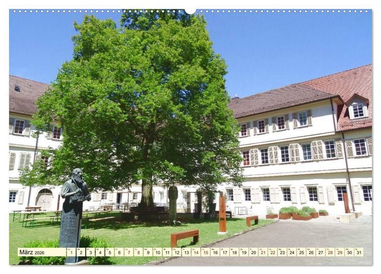 Produktbild: Unterwegs in Bad Urach (Wandkalender 2026 DIN A2 quer), CALVENDO Monatskalender