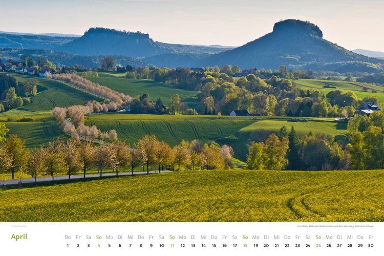Produktbild: Kalender S&auml;chsische & B&ouml;hmische Schweiz 2027