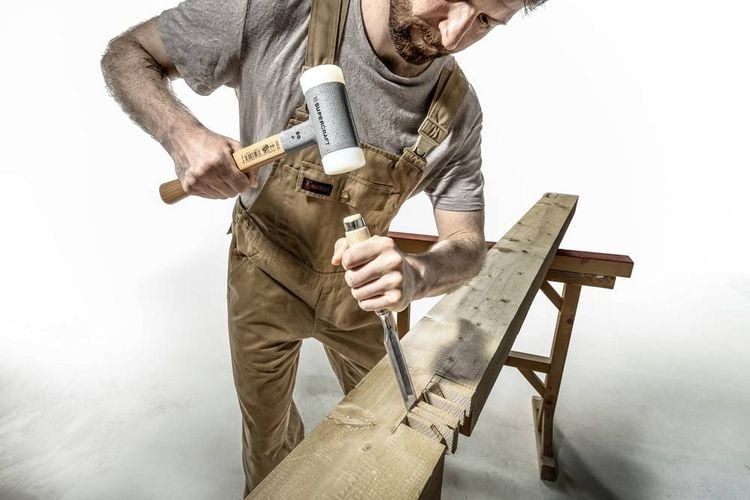 Produktbild: Halder SUPERCRAFT 3366.050 Schonhammer ergonomischer Griff, hart, r&uuml;ckschlagsfrei 990 g 365 mm 1 St.