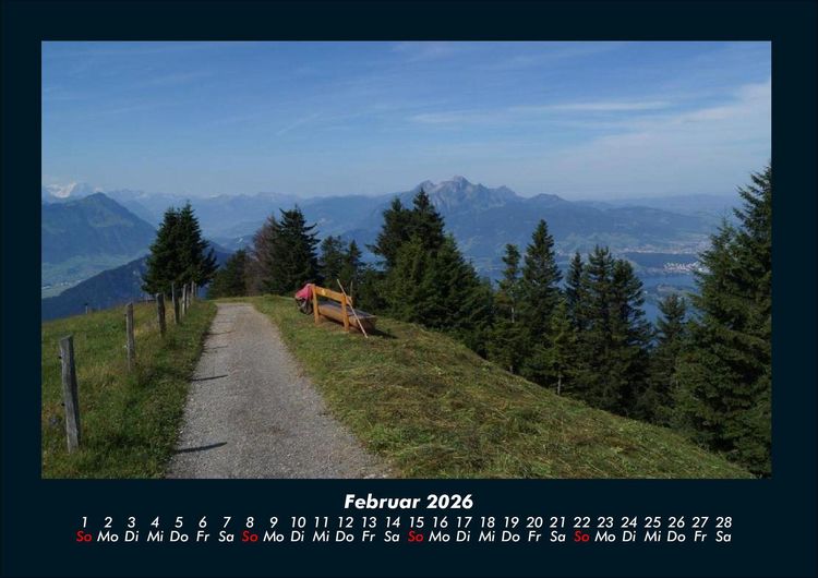 Produktbild: Wanderlust 2026 Fotokalender DIN A4