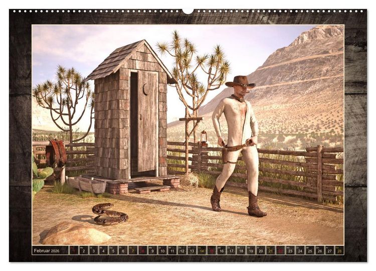 Produktbild: Wild West Outlaws (Wandkalender 2026 DIN A2 quer), CALVENDO Monatskalender