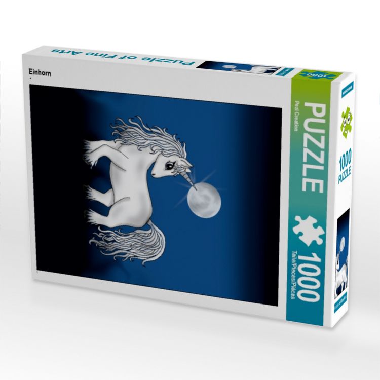 Produktbild: CALVENDO Puzzle Einhorn 1000 Teile Puzzle hoch | 1000 Teile Lege-Gr&ouml;&szlig;e 64 &times; 48 cm Foto-Puzzle f&uuml;r gl&uuml;ckliche Stunden