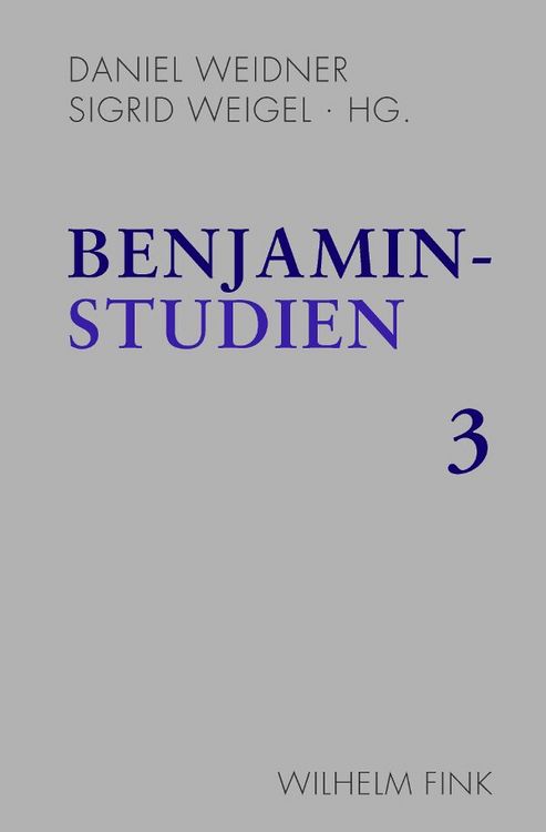 Produktbild: Benjamin-Studien 3