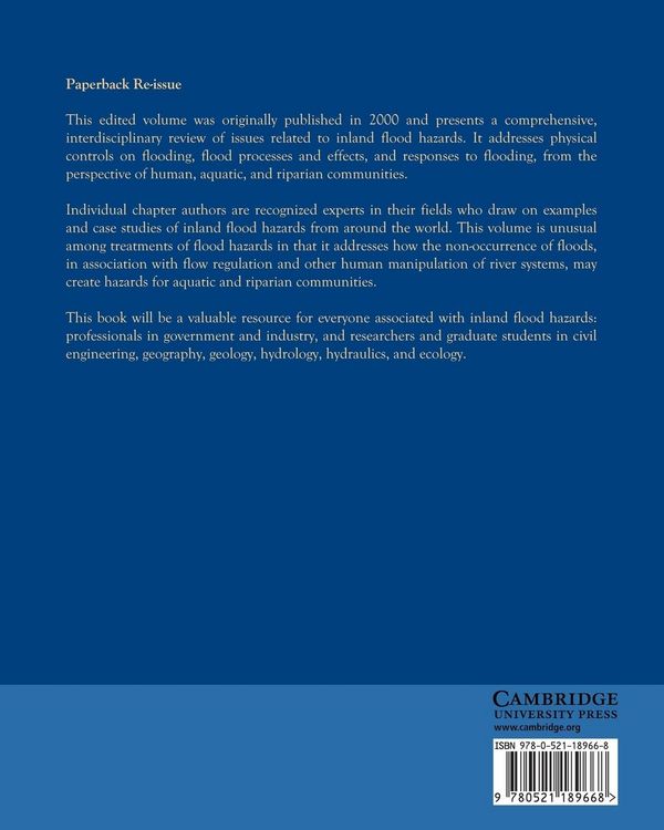 Produktbild: Inland Flood Hazards