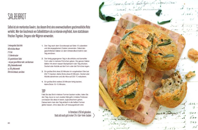 Produktbild: Brote, einfach handgemacht: Das No-Knead- Bread - ganz ohne kneten