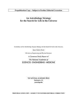 Produktbild: An Astrobiology Strategy for the Search for Life in the Universe