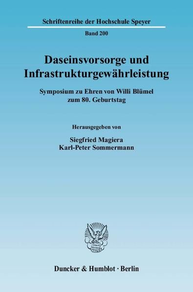 Produktbild: Daseinsvorsorge und Infrastrukturgew&auml;hrleistung.