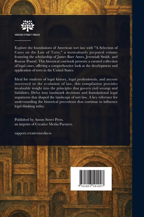 Produktbild: A Selection of Cases on the Law of Torts