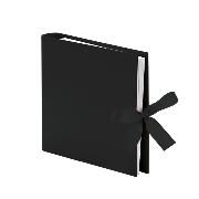 Produktbild: Fotoringbuch (2) m.Inhalt, 50/Seit. 230x210 mm, schwarz m.Schl.