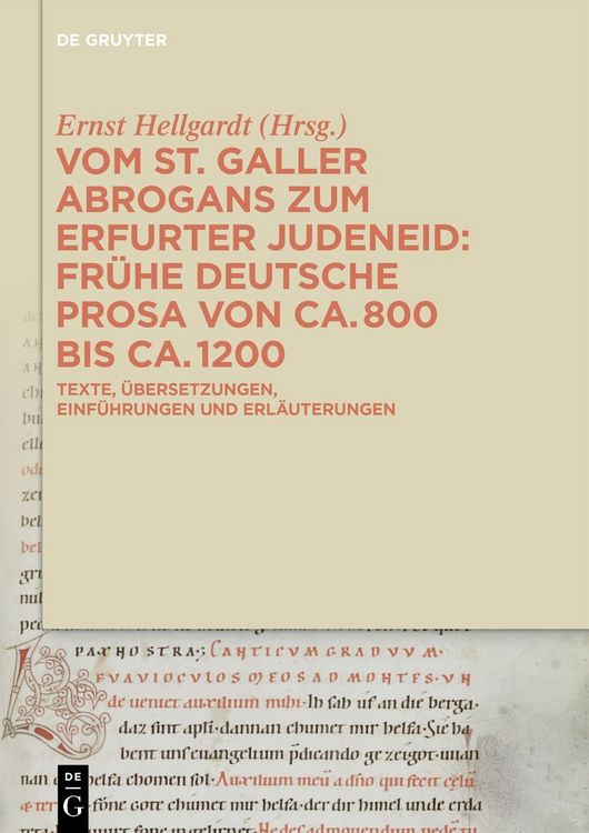 Produktbild: Vom St. Galler Abrogans zum Erfurter Judeneid