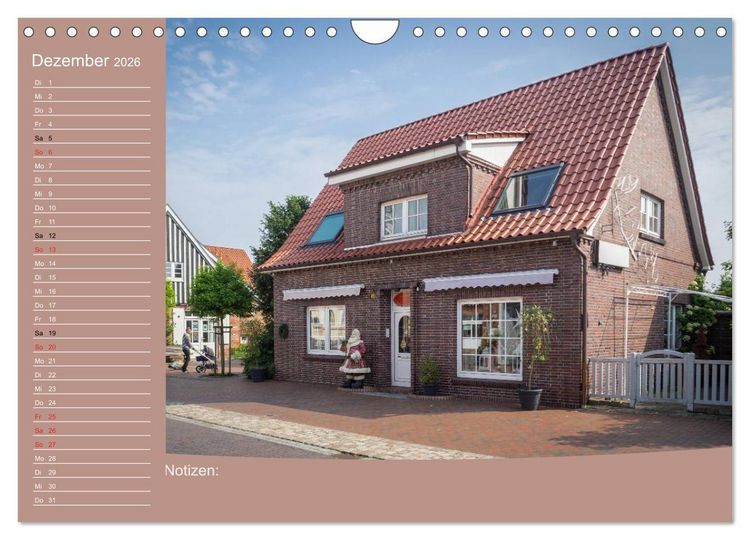 Produktbild: Hooksiel im Friesland (Wandkalender 2026 DIN A4 quer), CALVENDO Monatskalender