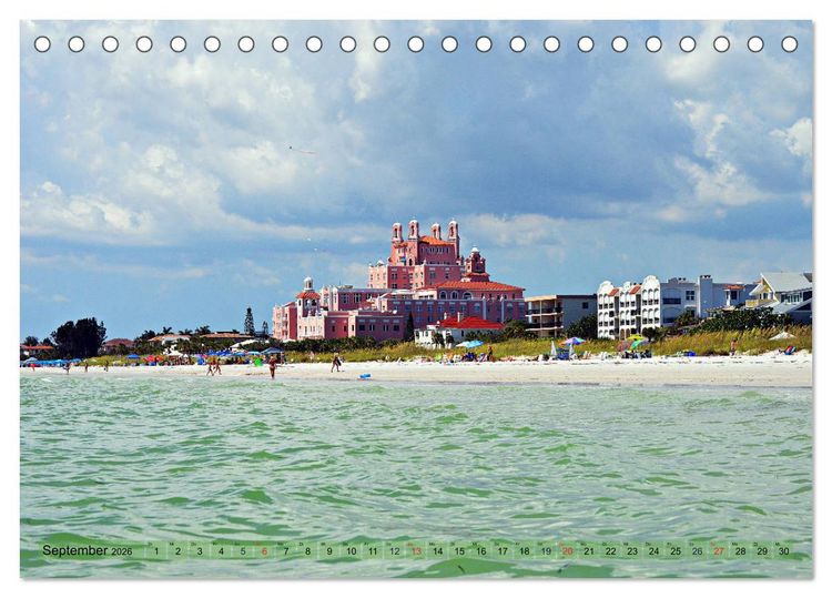 Produktbild: Florida Spots II (Tischkalender 2026 DIN A5 quer), CALVENDO Monatskalender