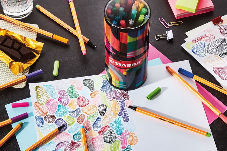 Produktbild: STABILO Point 88 45 ARTY Met.Dose rund
