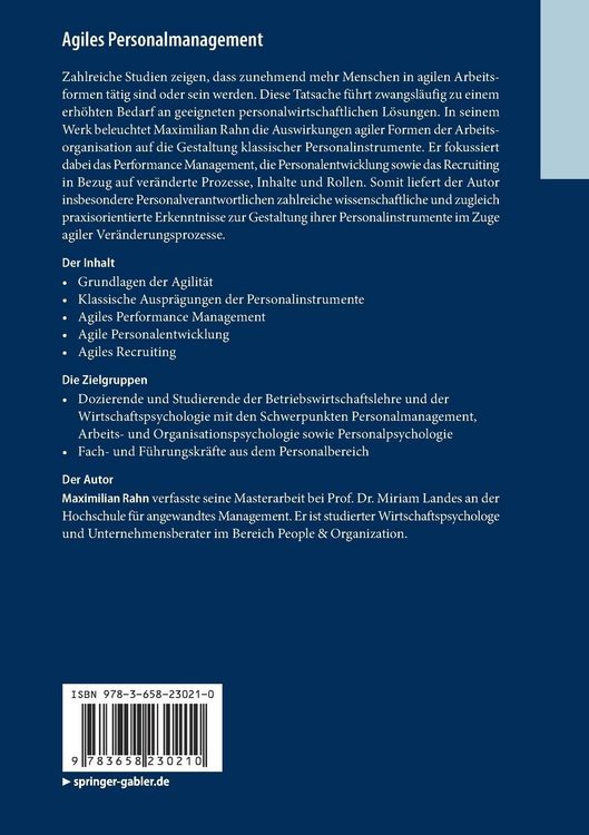 Produktbild: Agiles Personalmanagement