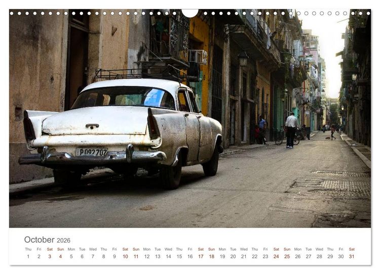 Produktbild: Cuban Cars (Wall Calendar 2026 DIN A3 landscape), CALVENDO 12 Month Wall Calendar