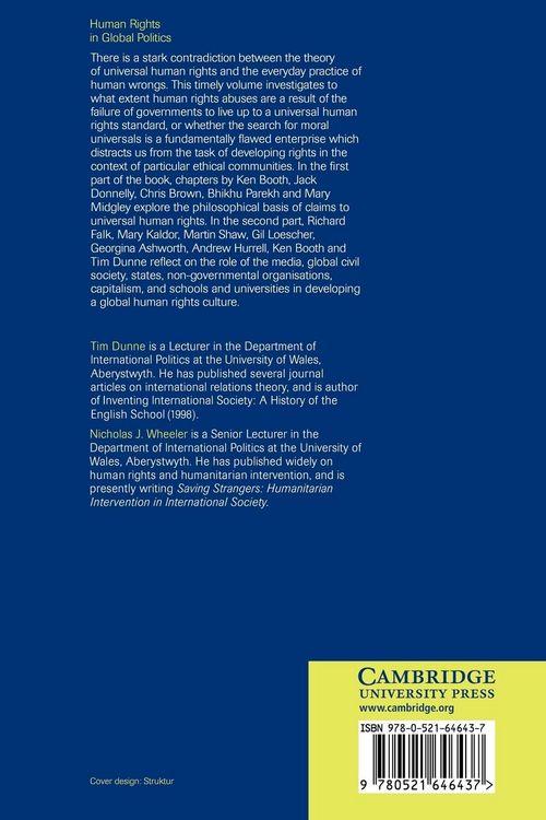 Produktbild: Human Rights in Global Politics