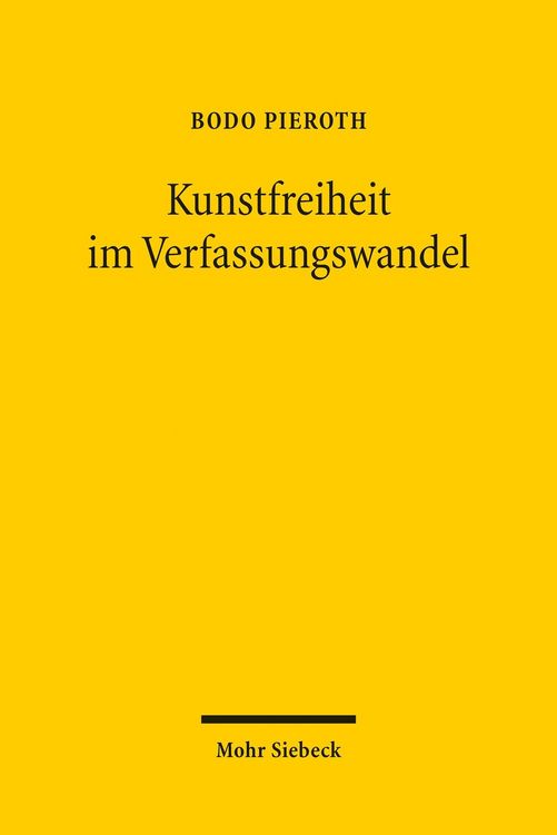 Produktbild: Kunstfreiheit im Verfassungswandel