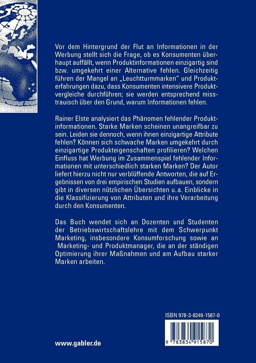 Produktbild: Markenbeurteilung bei einzigartigen Produkteigenschaften