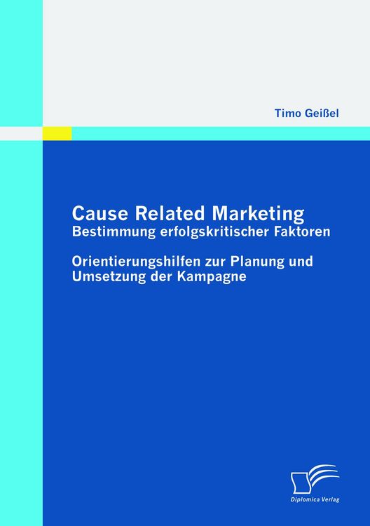 Produktbild: Cause Related Marketing - Bestimmung erfolgskritischer Faktoren