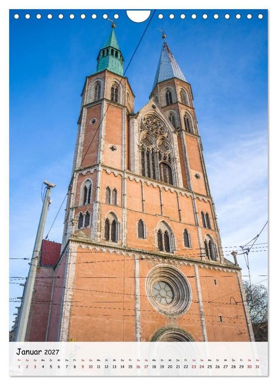 Produktbild: Braunschweig - Mittelalterliche L&ouml;wenstadt (Wandkalender 2027 DIN A4 hoch), CALVENDO Monatskalender