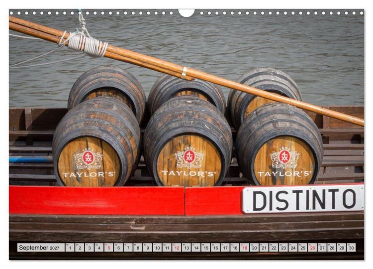 Produktbild: Porto Magisch - Am Ufer des Douro (Wandkalender 2027 DIN A3 quer), CALVENDO Monatskalender