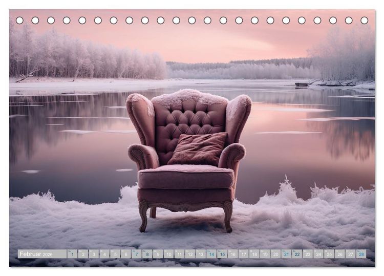Produktbild: Orte der Ruhe (Tischkalender 2026 DIN A5 quer), CALVENDO Monatskalender