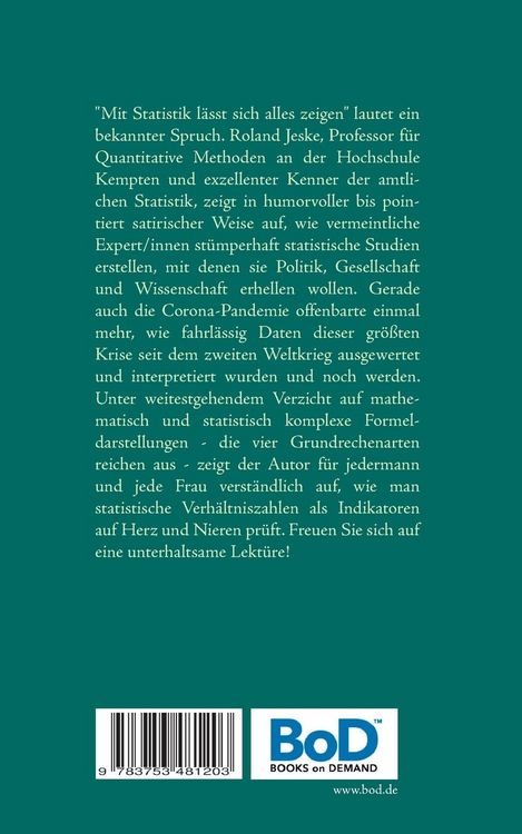 Produktbild: Statistiken aus schwierigen Verh&auml;ltnissen - von Armut bis Corona