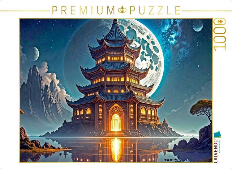 Produktbild: CALVENDO Puzzle Die Pagode von Veridian Spire | 1000 Teile Lege-Gr&ouml;&szlig;e 64x48cm Foto-Puzzle f&uuml;r gl&uuml;ckliche Stunden