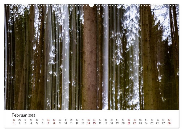 Produktbild: Abstrakte Naturerlebnisse - ICM (Intentional Camera Movement) Fotografie (hochwertiger Premium Wandkalender 2026 DIN A2 quer), Kunstdruck in Hochglanz