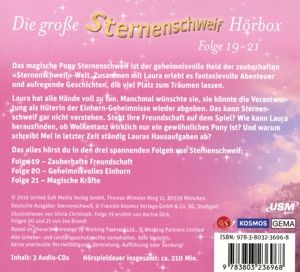 Produktbild: Die gro&szlig;e Sternenschweif H&ouml;rbox Folgen 19-21 (3 Audio CDs)