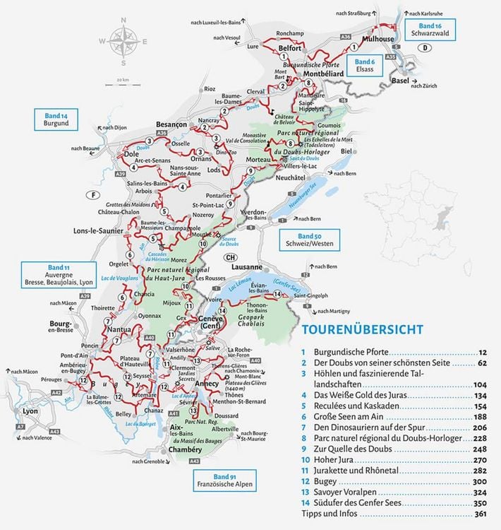 Produktbild: Entdeckertouren mit dem Wohnmobil Franz&ouml;sischer Jura
