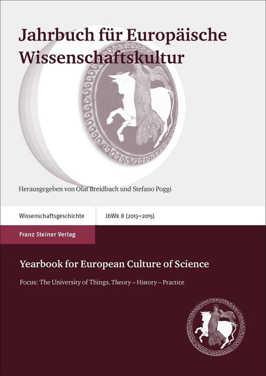 Produktbild: Jahrbuch f&uuml;r Europ&auml;ische Wissenschaftskultur 8 (2013-2015)