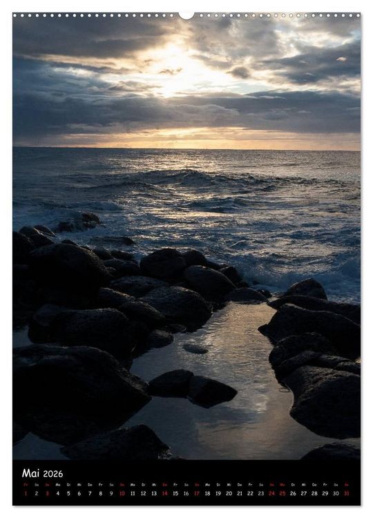 Produktbild: Hawaiian Sunsets (hochwertiger Premium Wandkalender 2026 DIN A2 hoch), Kunstdruck in Hochglanz