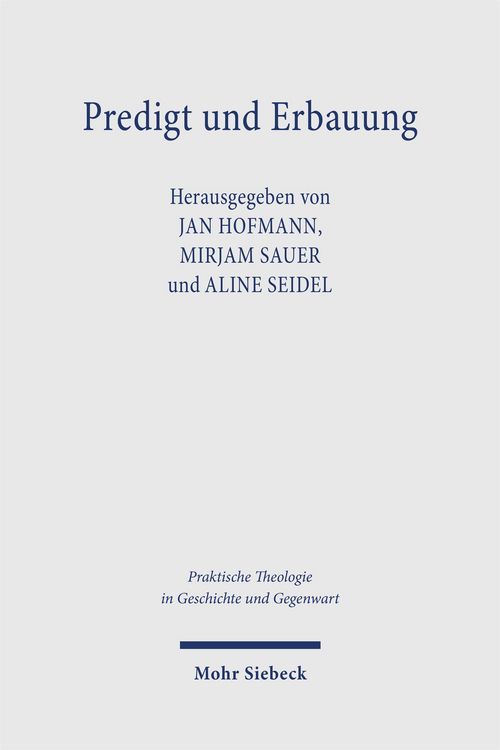 Produktbild: Predigt und Erbauung