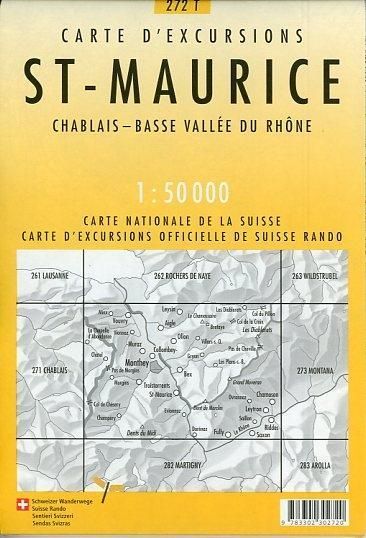 Produktbild: 272T St-Maurice Wanderkarte