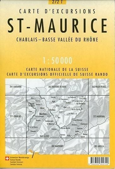 Produktbild: Swisstopo 1 : 50 000 St-Maurice