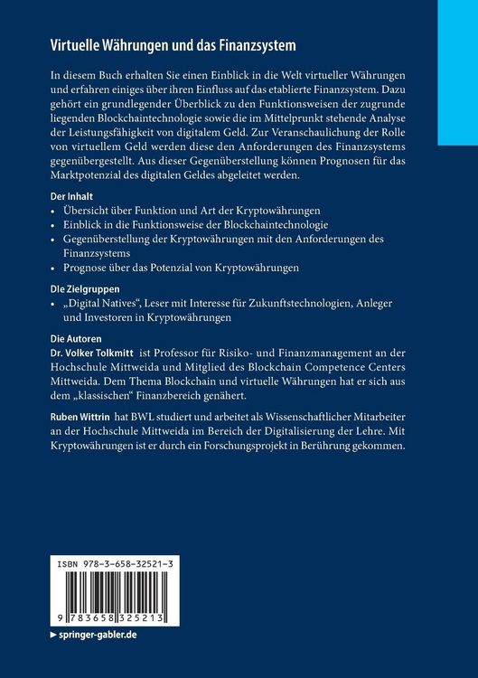 Produktbild: Virtuelle W&auml;hrungen und das Finanzsystem