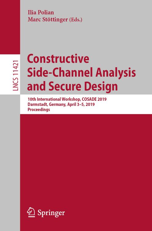 Produktbild: Constructive Side-Channel Analysis and Secure Design