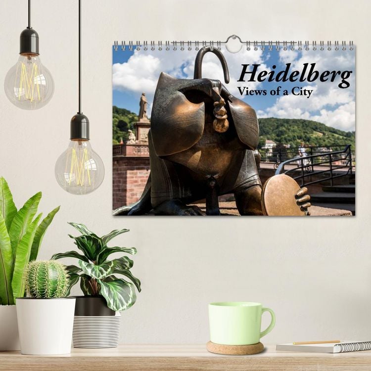 Produktbild: Heidelberg - Views of a City (Wall Calendar 2026 DIN A4 landscape), CALVENDO 12 Month Wall Calendar