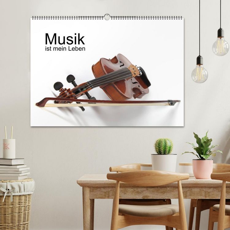 Produktbild: Musik ist mein Leben (Wandkalender 2026 DIN A2 quer), CALVENDO Monatskalender