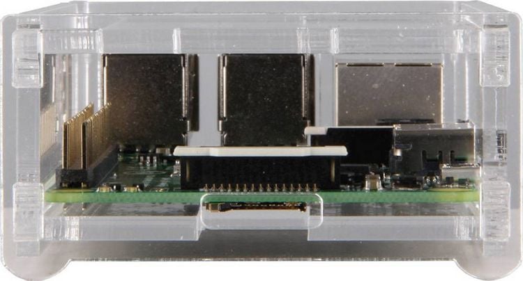 Produktbild: Joy-it rb-case01 SBC-Geh&auml;use Passend f&uuml;r (Entwicklungskits): Raspberry Pi Transparent