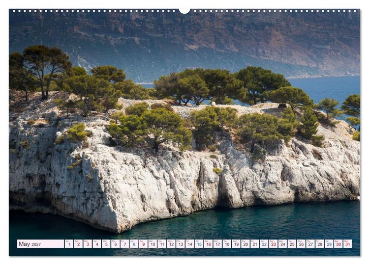 Produktbild: C&ocirc;te d'Azur Highlights on the French Mediterranean Coast (High Quality Premium Wall Calendar 2027 DIN A2 landscape),CALVENDO 12 Month Wall Calendar