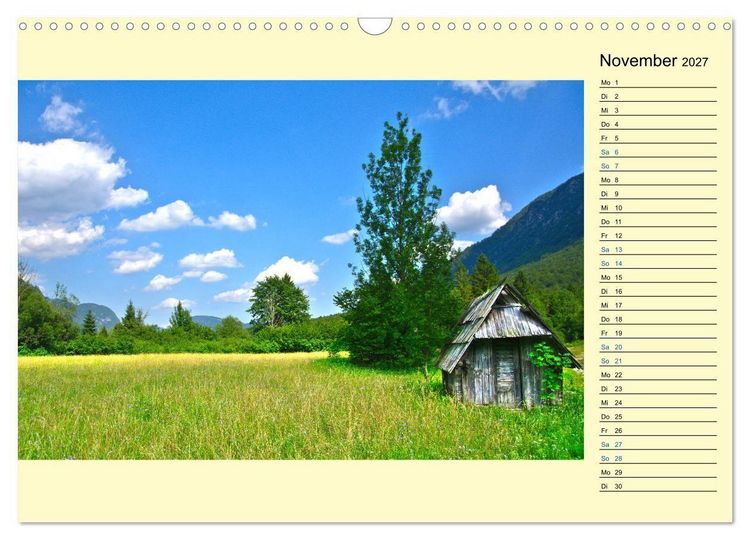 Produktbild: Slowenien - Impressionen eines Naturjuwels (Wandkalender 2027 DIN A3 quer), CALVENDO Monatskalender