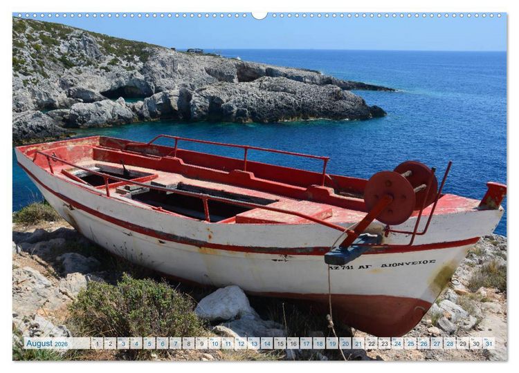 Produktbild: Zakynthos 2026 (Wandkalender 2026 DIN A2 quer), CALVENDO Monatskalender