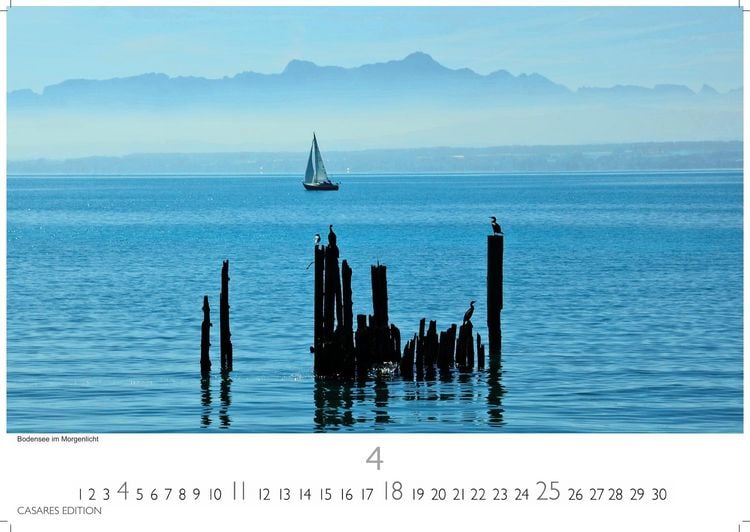 Produktbild: Bodensee Kalender 2027 &ndash; Wandkalender | Fotokalender Deutschland 35x50cm -mit stimmungsvollen Landschaftsmotiven rund um See, Ufer, Berge und malerische Orte