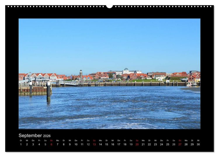 Produktbild: Juist &ndash; Insel im Wattenmeer (Wandkalender 2026 DIN A2 quer), CALVENDO Monatskalender