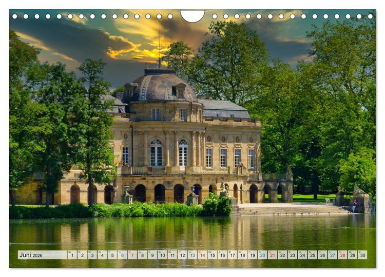 Produktbild: Schlossromantik (Wandkalender 2026 DIN A4 quer), CALVENDO Monatskalender