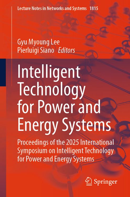 Produktbild: Intelligent Technology for Power and Energy Systems